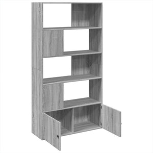 Libreria Grigio Sonoma 100x36x189 cm in Legno Multistrato 3295329