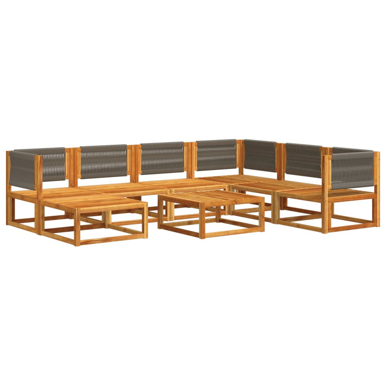 Set Divano da Giardino 8pz con Cuscini Legno Massello di Acacia 3278835