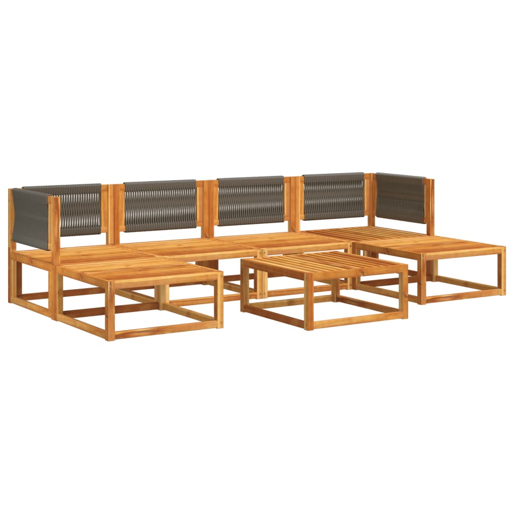 Set Divano da Giardino 7 pz con Cuscini Legno Massello Acacia 3278839