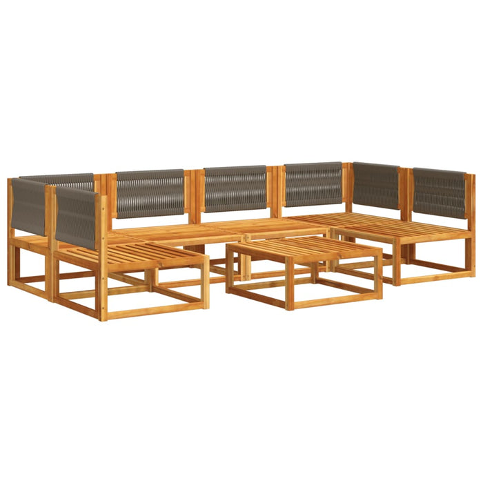 Set Divano da Giardino 7 pz con Cuscini Legno Massello Acacia 3278840