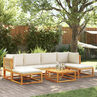 Set Divano da Giardino 7 pz con Cuscini Legno Massello Acacia 3278862