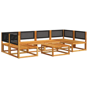 Set Divano da Giardino 7 pz con Cuscini Legno Massello Acacia 3278886