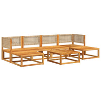 Set Divano da Giardino 7 pz con Cuscini Legno Massello Acacia 3278931