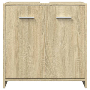 Mobile Lavabo Bagno Rovere Sonoma 60x33x60 cm Legno Multistrato 849604