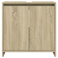 Mobile Lavabo Bagno Rovere Sonoma 60x33x60 cm Legno Multistrato 849609