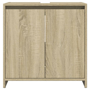 Mobile Lavabo Bagno Rovere Sonoma 60x33x60 cm Legno Multistrato 849609