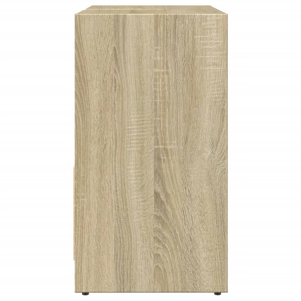 Mobile Lavabo Bagno Rovere Sonoma 60x33x60 cm Legno Multistrato 849609