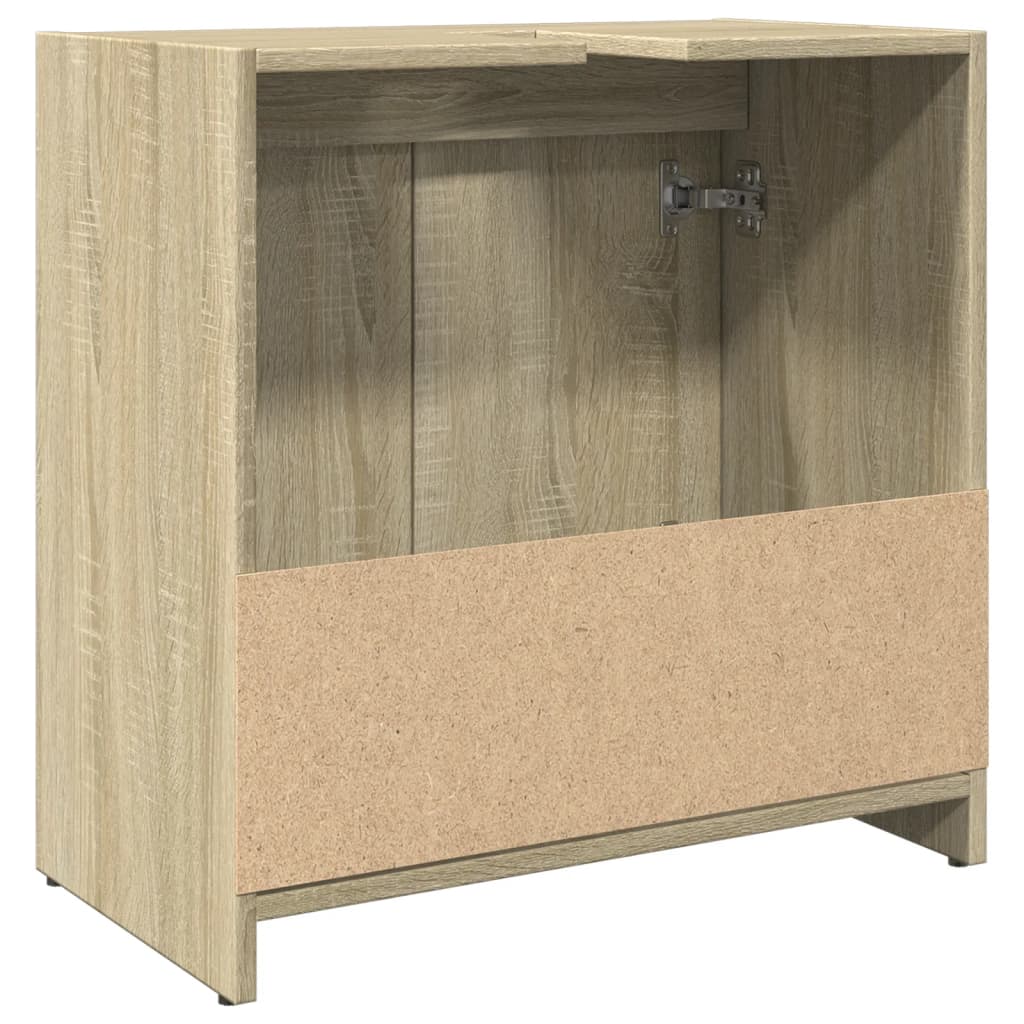 Mobile Lavabo Bagno Rovere Sonoma 60x33x60 cm Legno Multistrato 849609