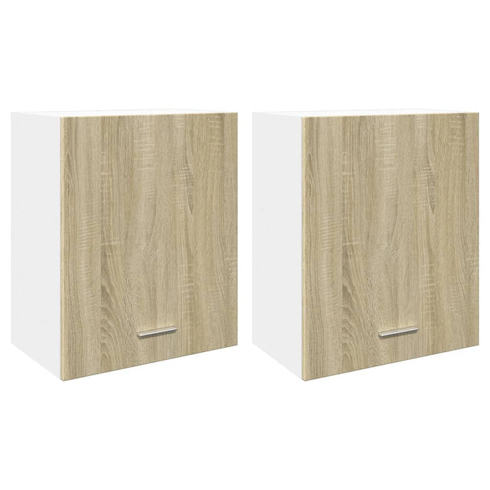 Mobili a Parete 2 pz Rovere Sonoma 50x31x60 cm in Truciolato 849622