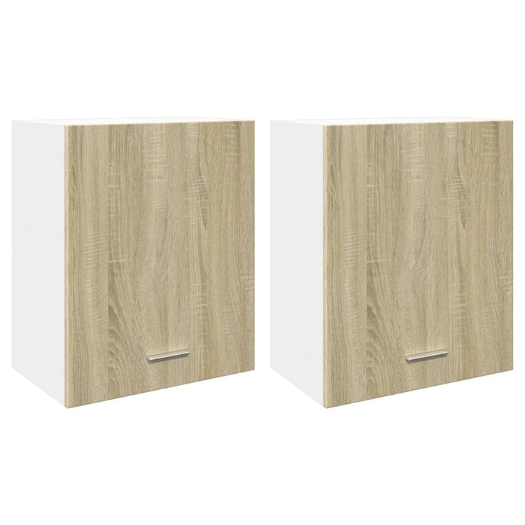 Mobili a Parete 2 pz Rovere Sonoma 50x31x60 cm in Truciolato 849622