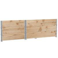 Paretali per Pallet 3 pz 120x80 cm in Legno Massello di Pino 3295366