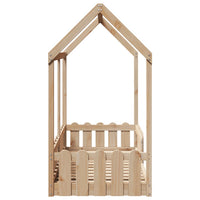 Giroletto Casetta per Bambini 70x140 cm Legno Massello di Pino 850698