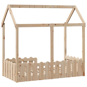 Giroletto Casetta per Bambini 70x140 cm Legno Massello di Pino 850698