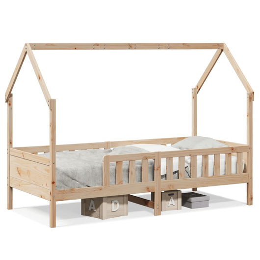 Giroletto Casetta per Bambini 90x200 cm Legno Massello di Pino 850701