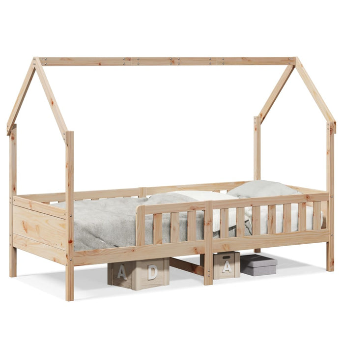 Giroletto Casetta per Bambini 80x200 cm Legno Massello di Pino 850704