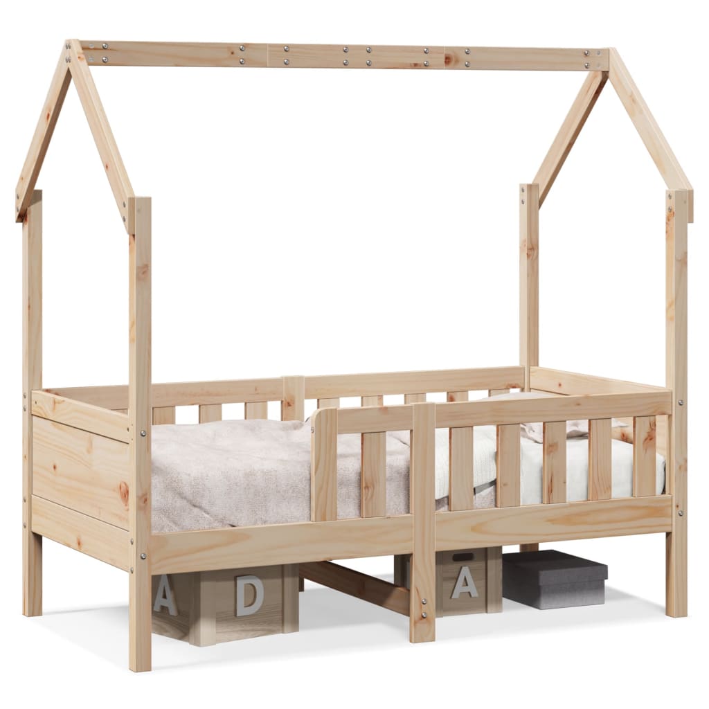 Giroletto Casetta per Bambini 80x160 cm Legno Massello di Pino 850710