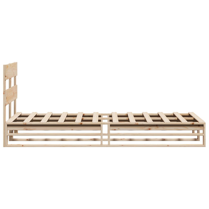 Letto senza Materasso 90x200 cm in Legno Massello di Pino 850794