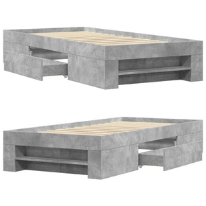 Giroletto Grigio Cemento 90x200 cm in Legno Multistrato 3295495