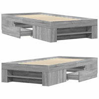 Giroletto Grigio Sonoma 75x190 cm in Legno Multistrato 3295532