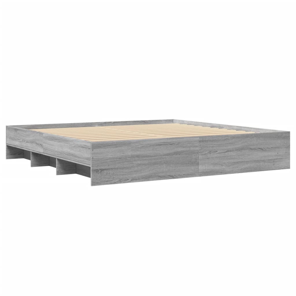 Giroletto Grigio Sonoma 200x200 cm in Legno Multistrato 3295630