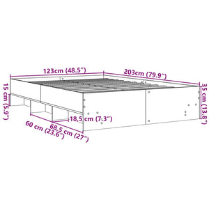 Giroletto Bianco 120x200 cm in Legno Multistrato 3295660