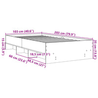 Giroletto Bianco 100x200 cm in Legno Massello 3295667