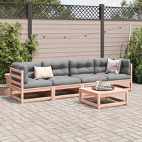 Set Divani da Giardino 5 pz in Legno Massello Abete Douglas 3299281