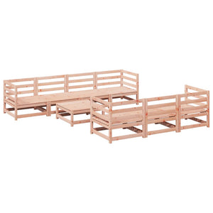 Set Divani da Giardino 8 pz in Legno Massello Abete Douglas 3299321