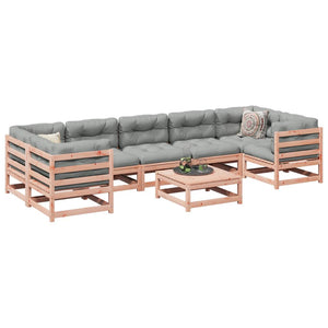 Set Divani da Giardino 8 pz in Legno Massello Abete Douglas 3299333