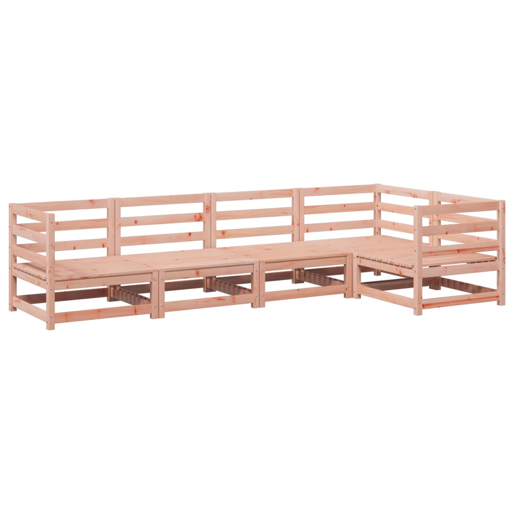 Set Divani da Giardino 5 pz in Legno Massello Abete Douglas 3299432