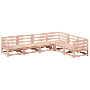 Set Divani da Giardino 6 pz in Legno Massello Abete Douglas 3299454