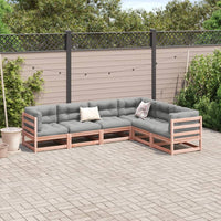 Set Divani da Giardino 6 pz in Legno Massello Abete Douglas 3299454