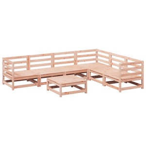 Set Divani da Giardino 7 pz in Legno Massello Abete Douglas 3299465