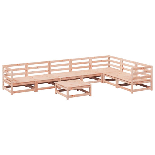 Set Divani da Giardino 8 pz in Legno Massello Abete Douglas 3299476