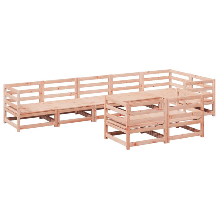 Set Divani da Giardino 8 pz in Legno Massello Abete Douglas 3299502