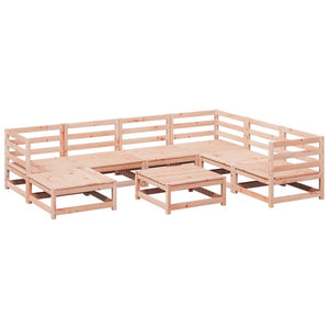 Set Divani da Giardino 8 pz in Legno Massello Abete Douglas 3299554