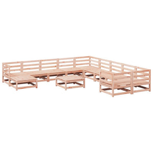 Set Divani da Giardino 12 pz in Legno Massello Abete Douglas 3299653