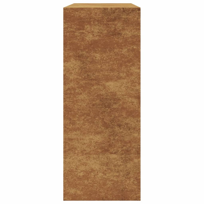 Rastrelliera per Legna 100x40x100 cm in Acciaio Corten 850974