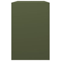 Rastrelliera per Legna da Ardere Verde 100x40x60 cm in Acciaio 850985