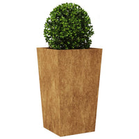 Fioriera da Giardino 45x45x75 cm in Acciaio Corten 851106