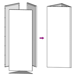 Fioriere da Giardino 2 pz Triangolari 35x35x75 cm Acciaio Inox 851152