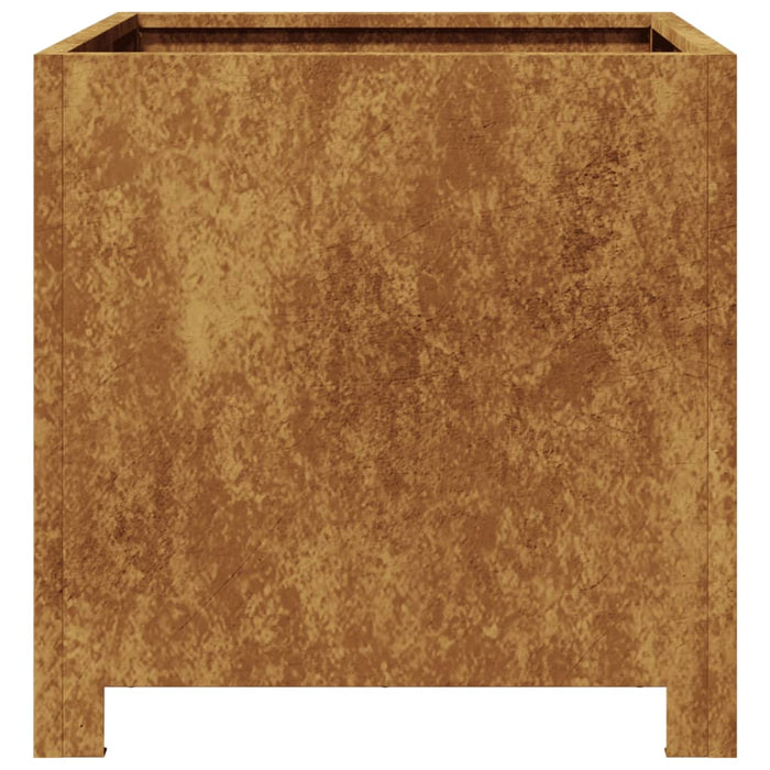 Fioriere da Giardino 2 pz 40x40x40 cm in Acciaio Corten 851212