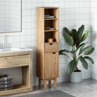 Mobile da Bagno OTTA 35x30x159 cm in Legno Massello di Pino 4013459