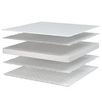 Materasso Viscoelastico Bianco 70x200x17 cm 4013415