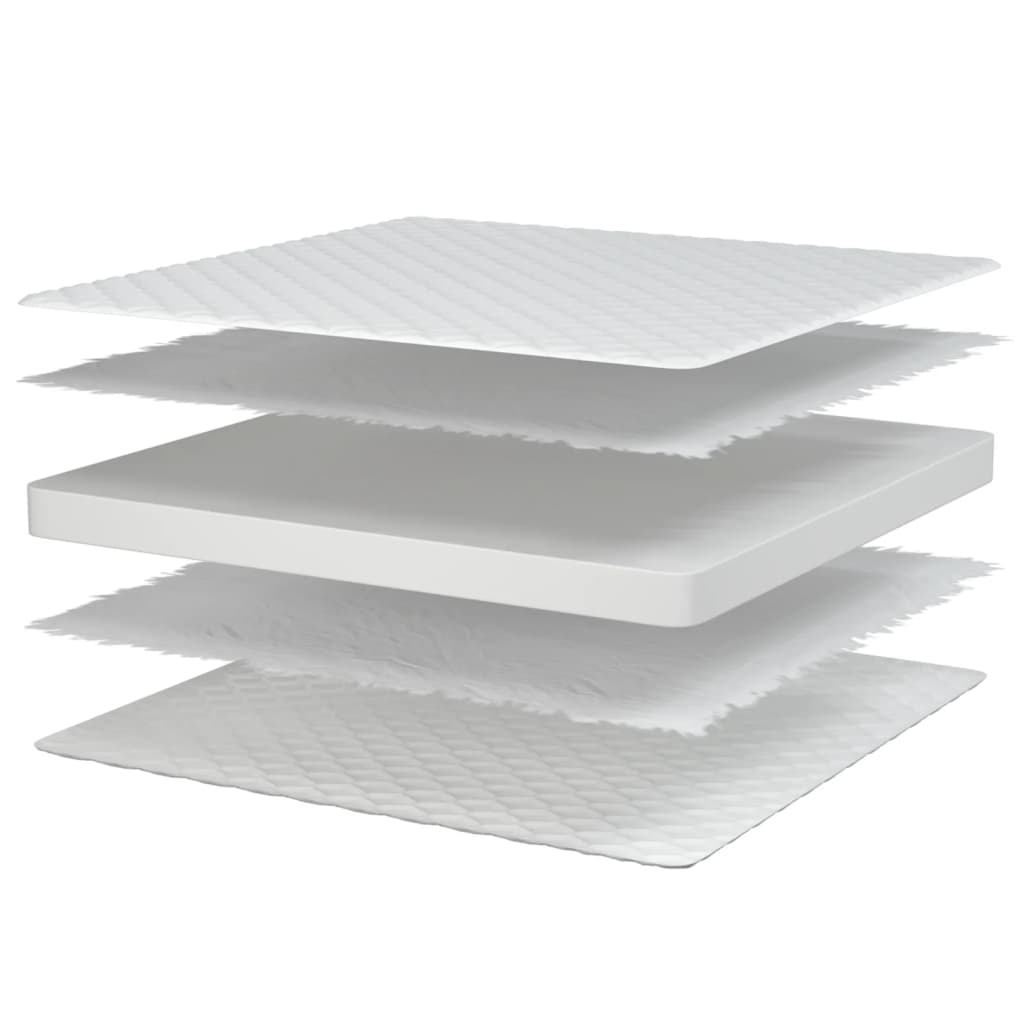 Materasso Viscoelastico Bianco 100x200x17 cm 4013419