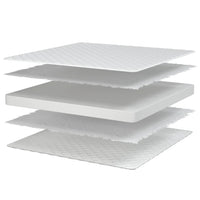 Materasso Viscoelastico Bianco 100x200x17 cm 4013419