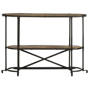 Tavolo Consolle 110x42x76 cm in Legno Massello di Recupero 4013502