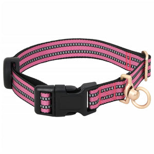 Pettorina per Cani con Guinzaglio e Collare Regolabile Rosa M 4013389