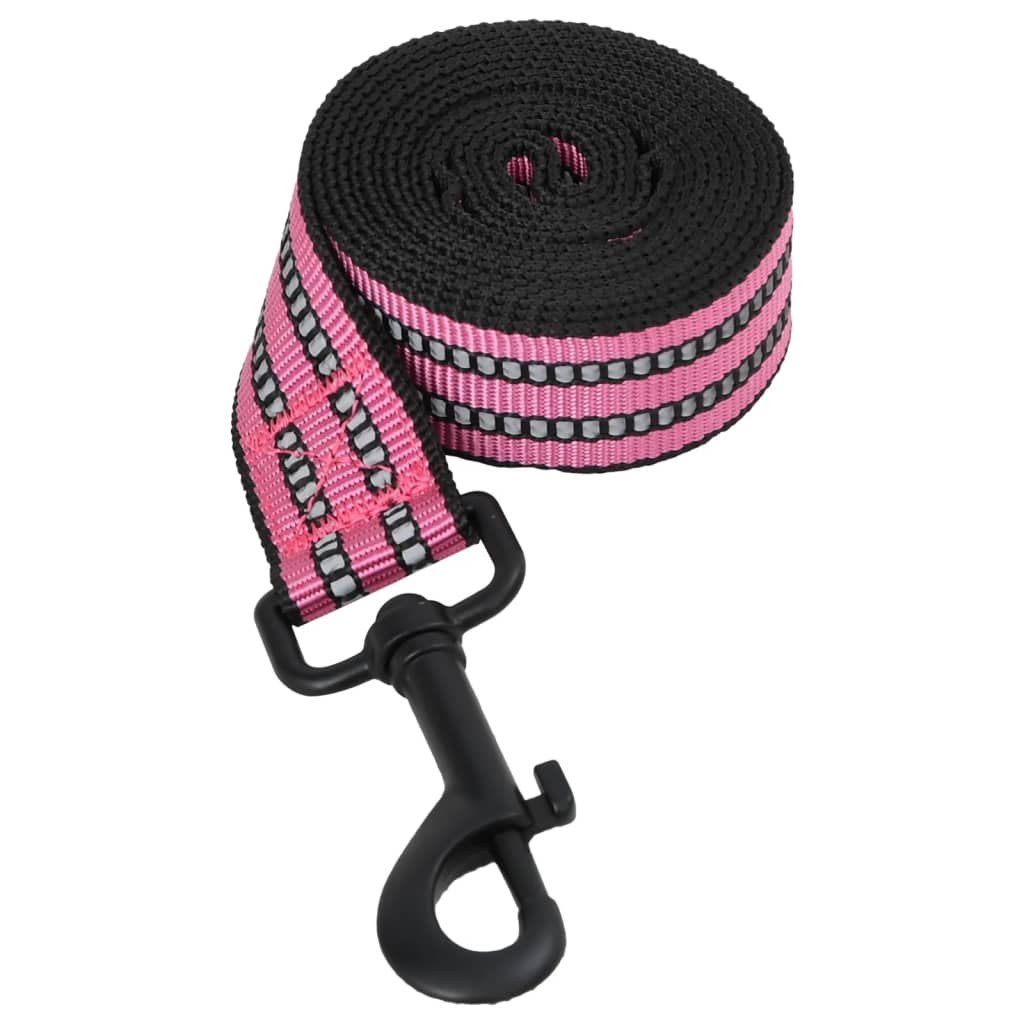 Pettorina per Cani con Guinzaglio e Collare Regolabile Rosa XL 4013399