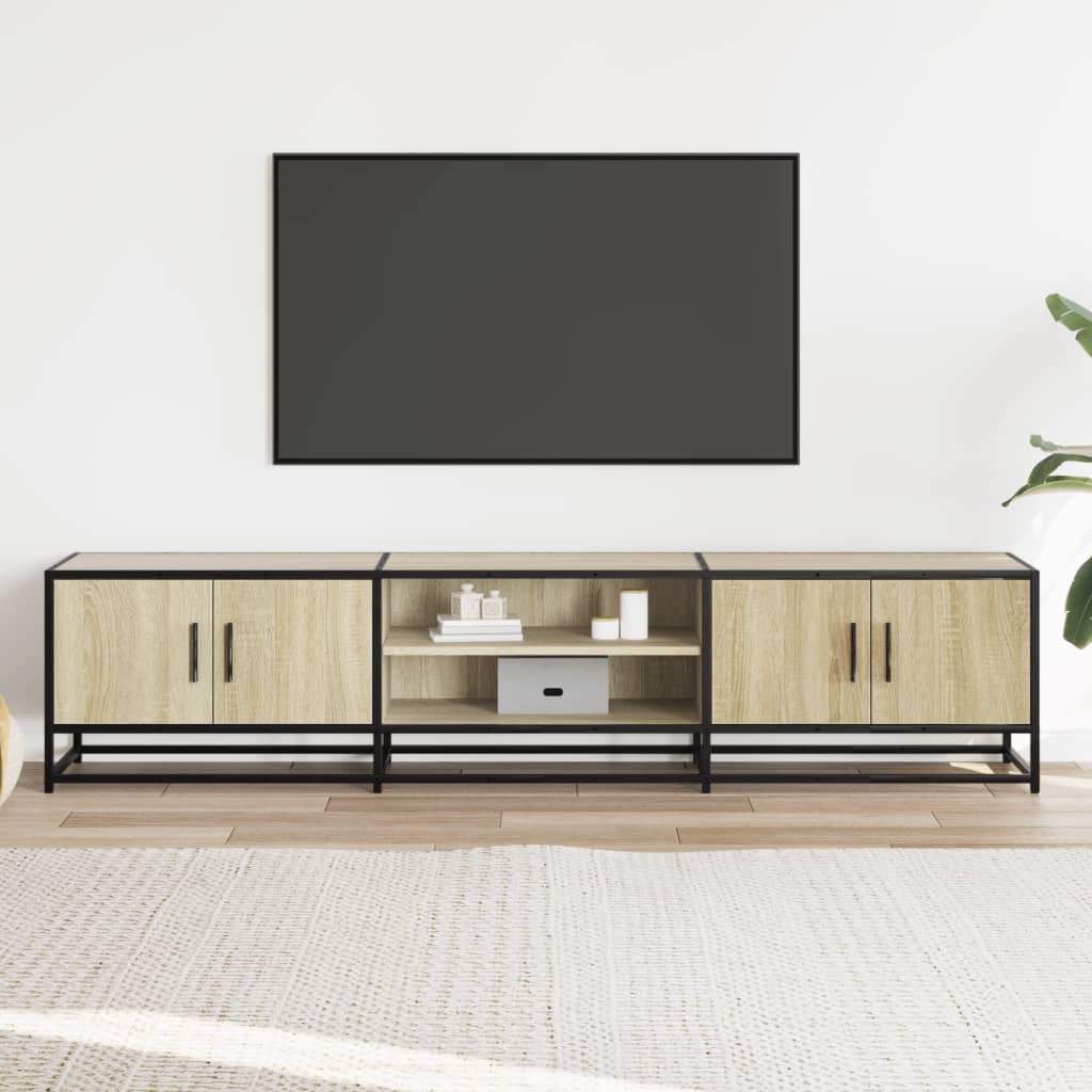 Mobile Porta TV Rovere Sonoma 180x35x41 cm in Truciolato 3300776